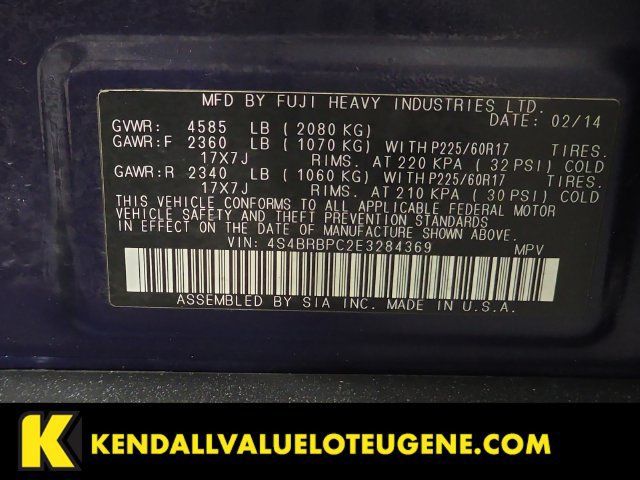 Used 2014 Subaru Outback 2.5i Limited AWD/4WD image 10