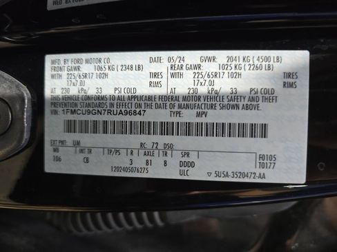 Used 2024 Ford Escape Active AWD/4WD image 35