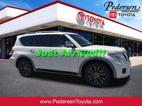 Used 2017 Nissan Armada Platinum w/ Captain Seat Package AWD/4WD image 1