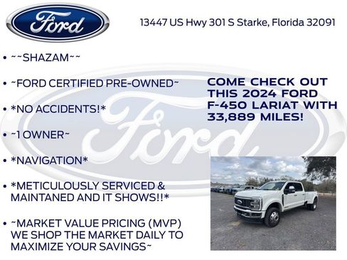 Certified 2024 Ford F450 Lariat w/ Lariat Ultimate Package image 6