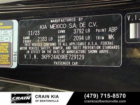 Certified 2024 Kia Forte LXS FWD image 30