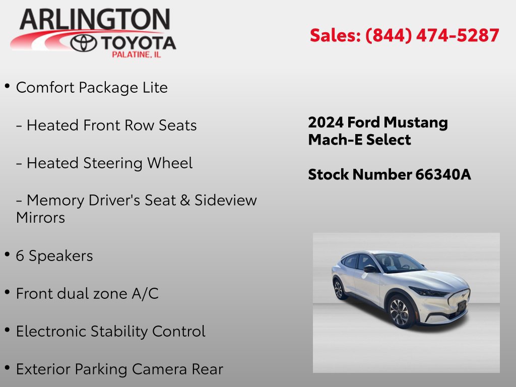 Used 2024 Ford Mustang Mach-E Select w/ Comfort Package Lite RWD image 2