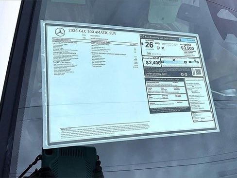 New 2026 Mercedes-Benz GLC 300 GLC 300 4MATIC SUV image 16