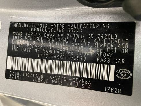 Certified 2023 Toyota Camry LE FWD image 24