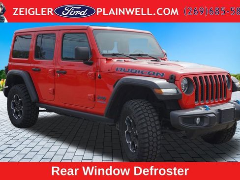 Used 2022 Jeep Wrangler Unlimited Rubicon 4xe w/ Cold Weather Group AWD/4WD image 7