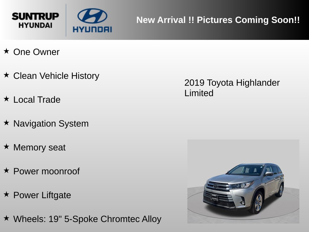 Used 2019 Toyota Highlander Limited AWD/4WD image 5