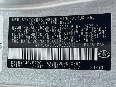 Certified 2025 Toyota Camry LE FWD image 31