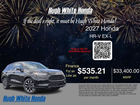 New 2027 Honda HR-V EX-L image 7