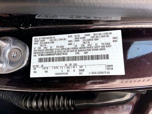 Certified 2023 Ford Escape ST-Line w/ Tech Pack #1 image 35