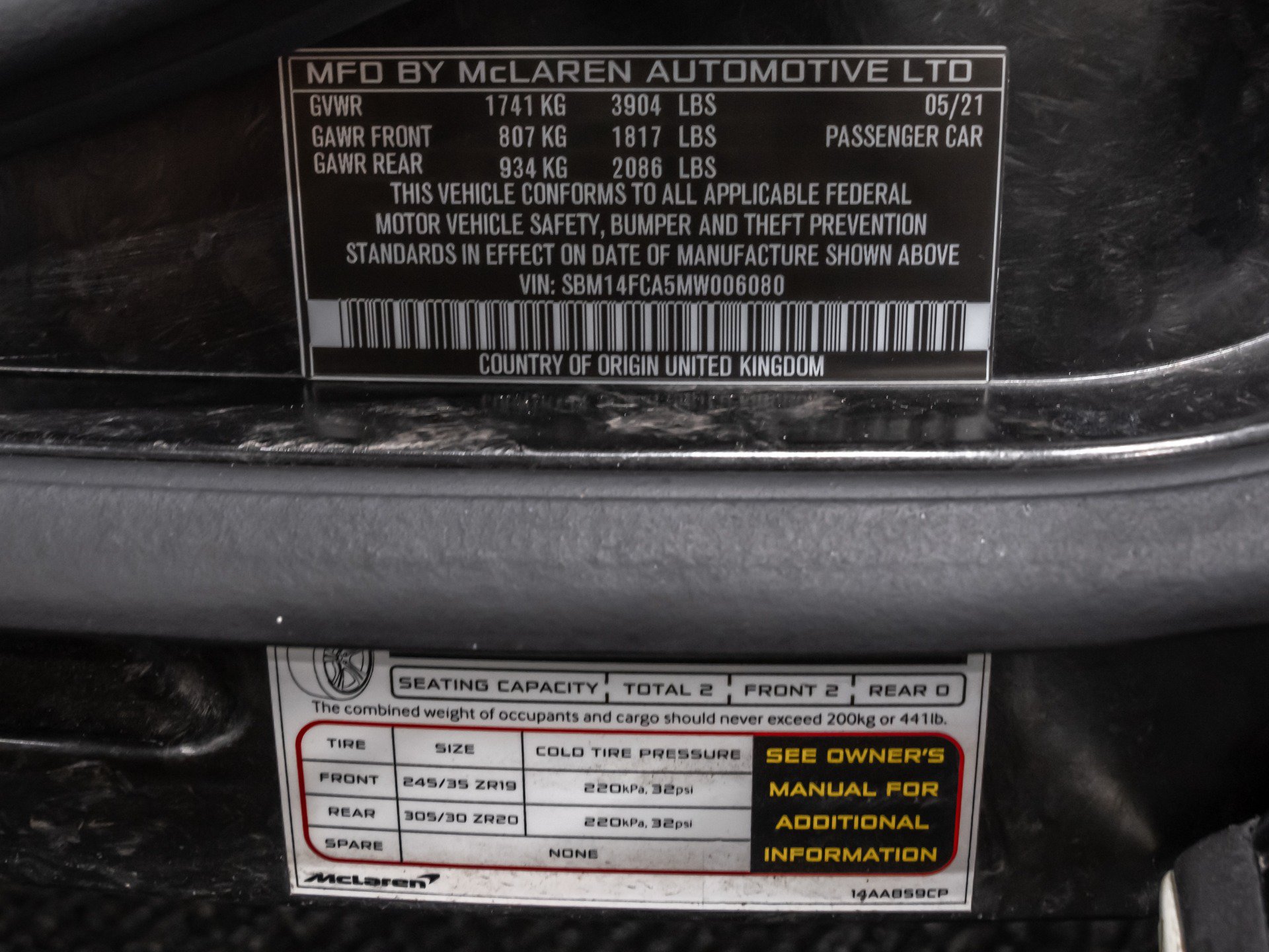 Used 2021 McLaren 720S Performance RWD image 84
