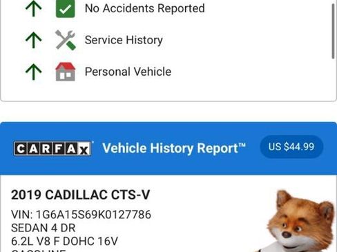 Used 2019 Cadillac CTS V w/ Carbon Fiber Package image 4