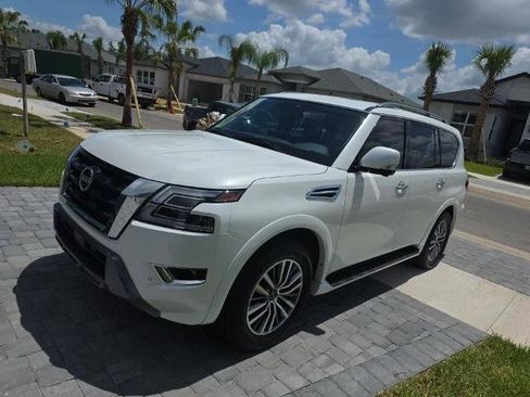 Certified 2023 Nissan Armada SL w/ Captain's Chairs Package RWD image 1