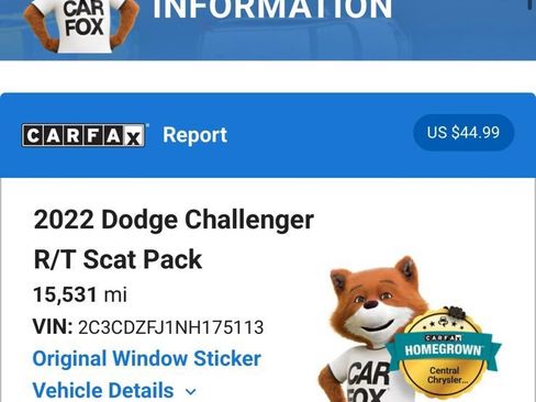 Used 2022 Dodge Challenger R/T Scat Pack w/ Shaker Package RWD image 6