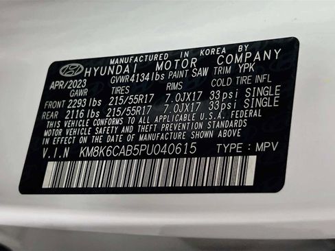 Certified 2023 Hyundai Kona SEL AWD/4WD image 30