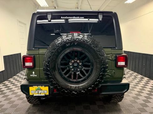 Used 2021 Jeep Wrangler Unlimited Sahara w/ Uconnect 4C Nav & Sound Group AWD/4WD image 6