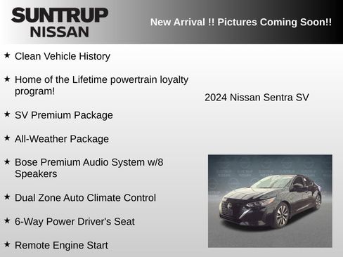 Used 2024 Nissan Sentra SV w/ SV Premium Package FWD image 6
