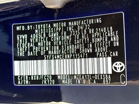 Used 2022 Toyota Corolla SE image 27