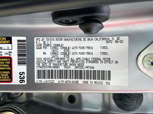 Certified 2022 Toyota Tacoma SR5 w/ Technology Package RWD image 33