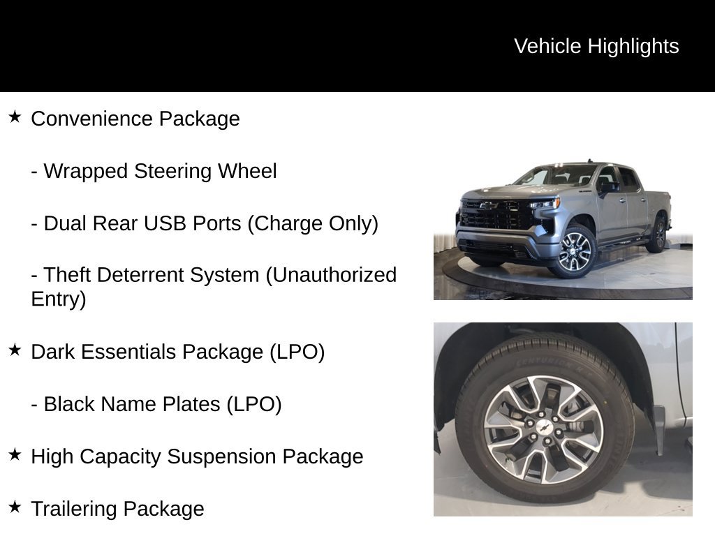 Used 2024 Chevrolet Silverado 1500 RST w/ LPO, Dark Essentials Package AWD/4WD image 38