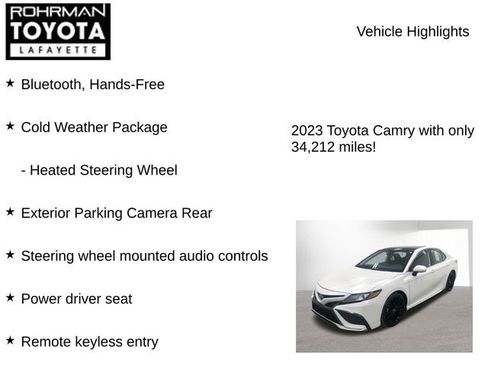 Used 2023 Toyota Camry XSE image 7