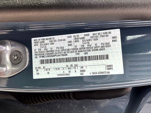 Certified 2023 Ford Escape Active w/ Tech Pack #2 image 15