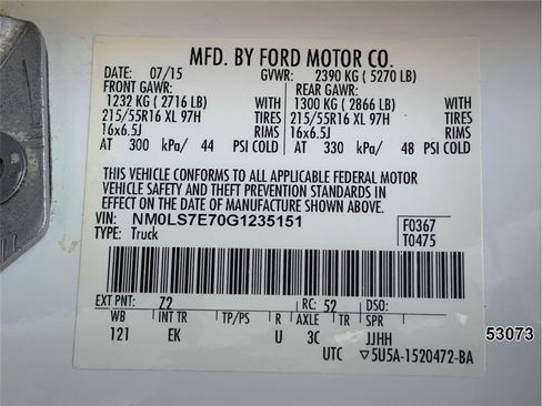 Used 2016 Ford Transit Connect XL FWD image 19