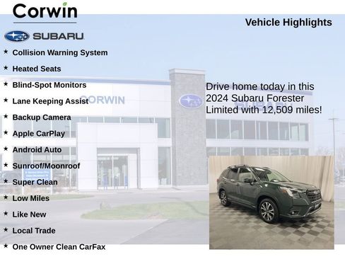 Used 2024 Subaru Forester Limited w/ POP Package 3 image 6