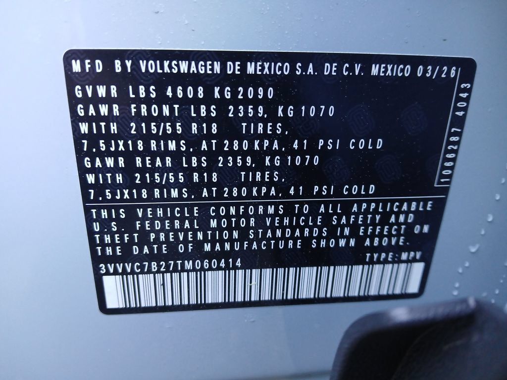 New 2026 Volkswagen Taos SE AWD/4WD image 29