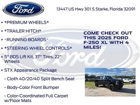 New 2025 Ford F250 XL w/ STX Appearance Package image 10