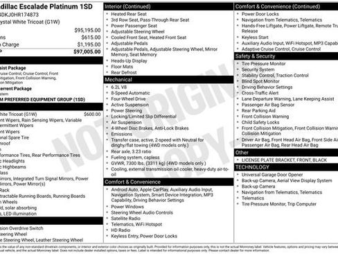 Used 2017 Cadillac Escalade Platinum image 23