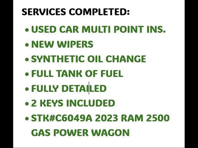 Used 2023 RAM 2500 Power Wagon w/ Level 2 Equipment Group AWD/4WD image 46