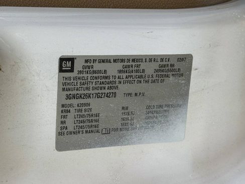 Used 2007 Chevrolet Suburban 2500 LT AWD/4WD image 19