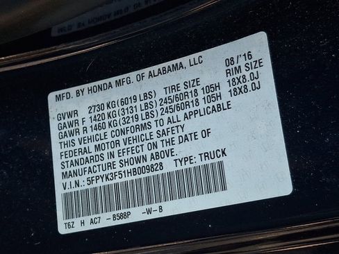 Used 2017 Honda Ridgeline RTL image 8