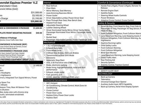 Used 2021 Chevrolet Equinox Premier FWD image 25