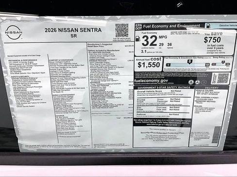 New 2026 Nissan Sentra SR w/ SR Premium Package image 39