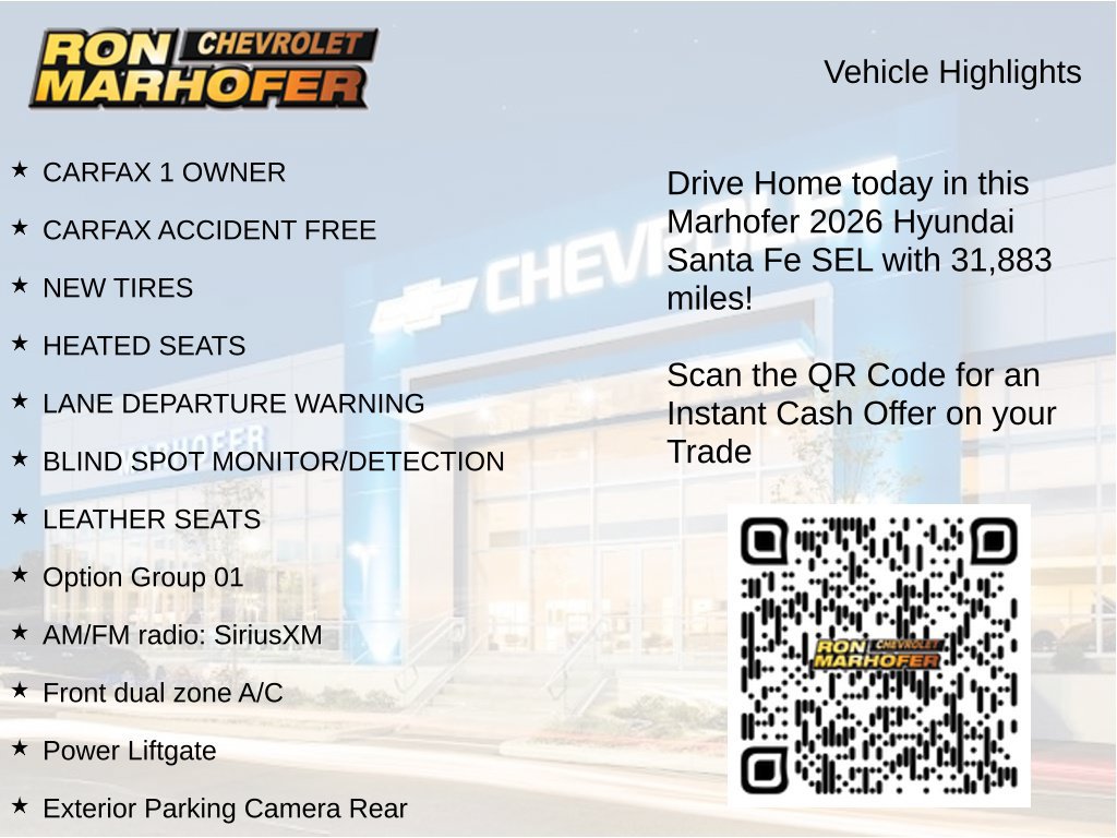 Used 2026 Hyundai Santa Fe SEL AWD/4WD image 14