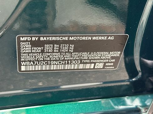 Used 2022 BMW ALPINA B7 xDrive w/ Luxury Rear Seating Package AWD/4WD image 28
