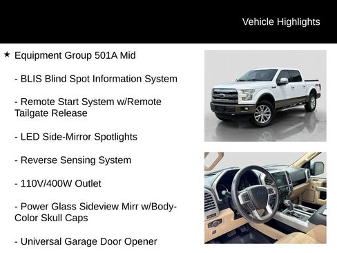 Used 2016 Ford F150 Lariat AWD/4WD image 6
