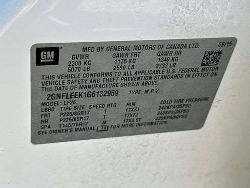 Used 2016 Chevrolet Equinox LS AWD/4WD image 29