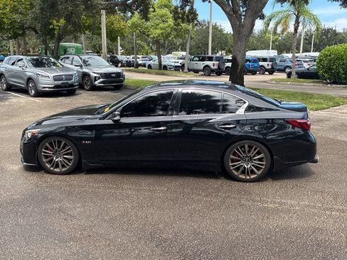 Used 2018 INFINITI Q50 Red Sport 400 w/ Proactive Package RWD image 2