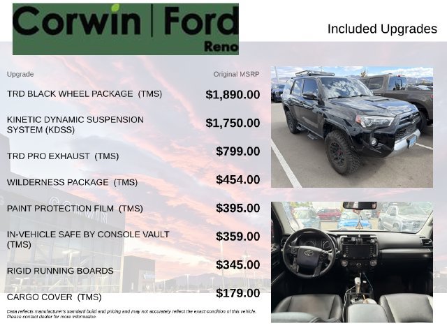 Used 2022 Toyota 4Runner TRD Off-Road Premium w/ TRD Black Wheel Package (TMS) AWD/4WD image 3