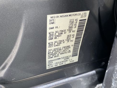 Used 2021 Nissan Titan SV w/ Accessory Utility Package image 40