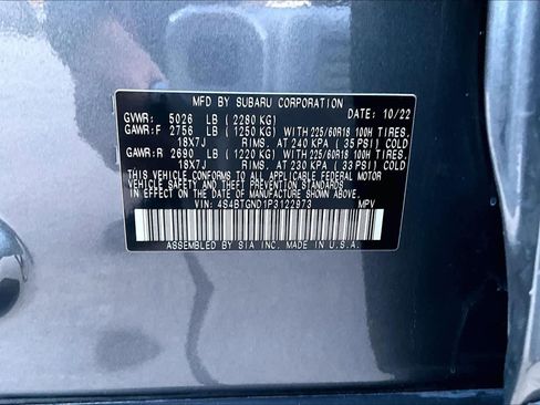 Used 2023 Subaru Outback Limited XT image 31