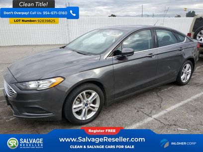 Used 2018 Ford Fusion SE w/ Fusion SE Technology Package