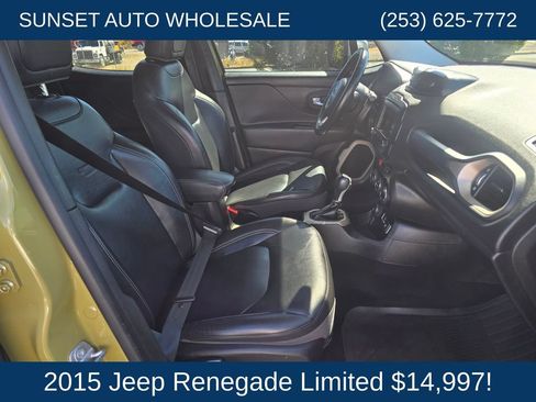 Used 2015 Jeep Renegade Limited w/ Advanced Technology Group AWD/4WD image 22