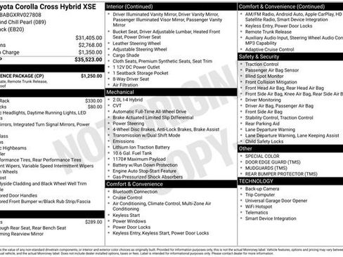 Used 2024 Toyota Corolla Cross XSE w/ Convenience Package image 9