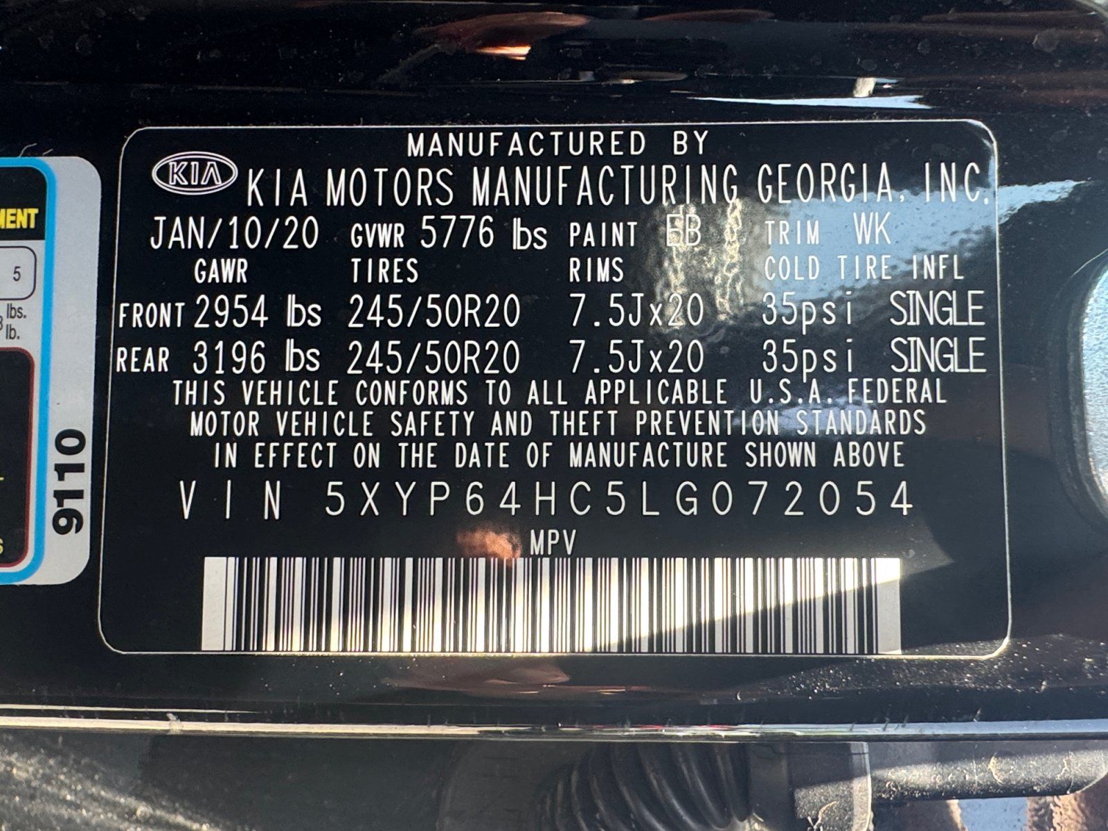 Used 2020 Kia Telluride S FWD image 18