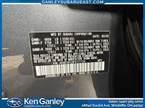 Certified 2023 Subaru Outback Premium image 28