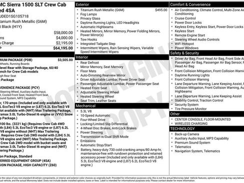 Certified 2025 GMC Sierra 1500 SLT w/ SLT Premium Package AWD/4WD image 9