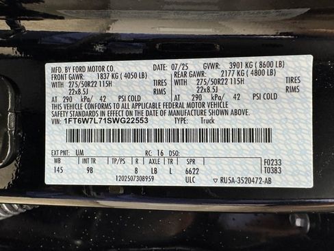 New 2025 Ford F150 Lightning Platinum image 32